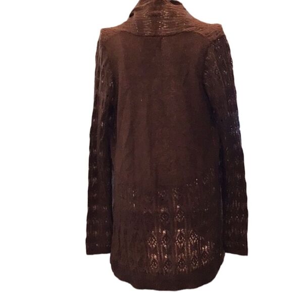 ✨7xHP✨Open Knit Brown Cardigan✨ - Picture 6 of 8